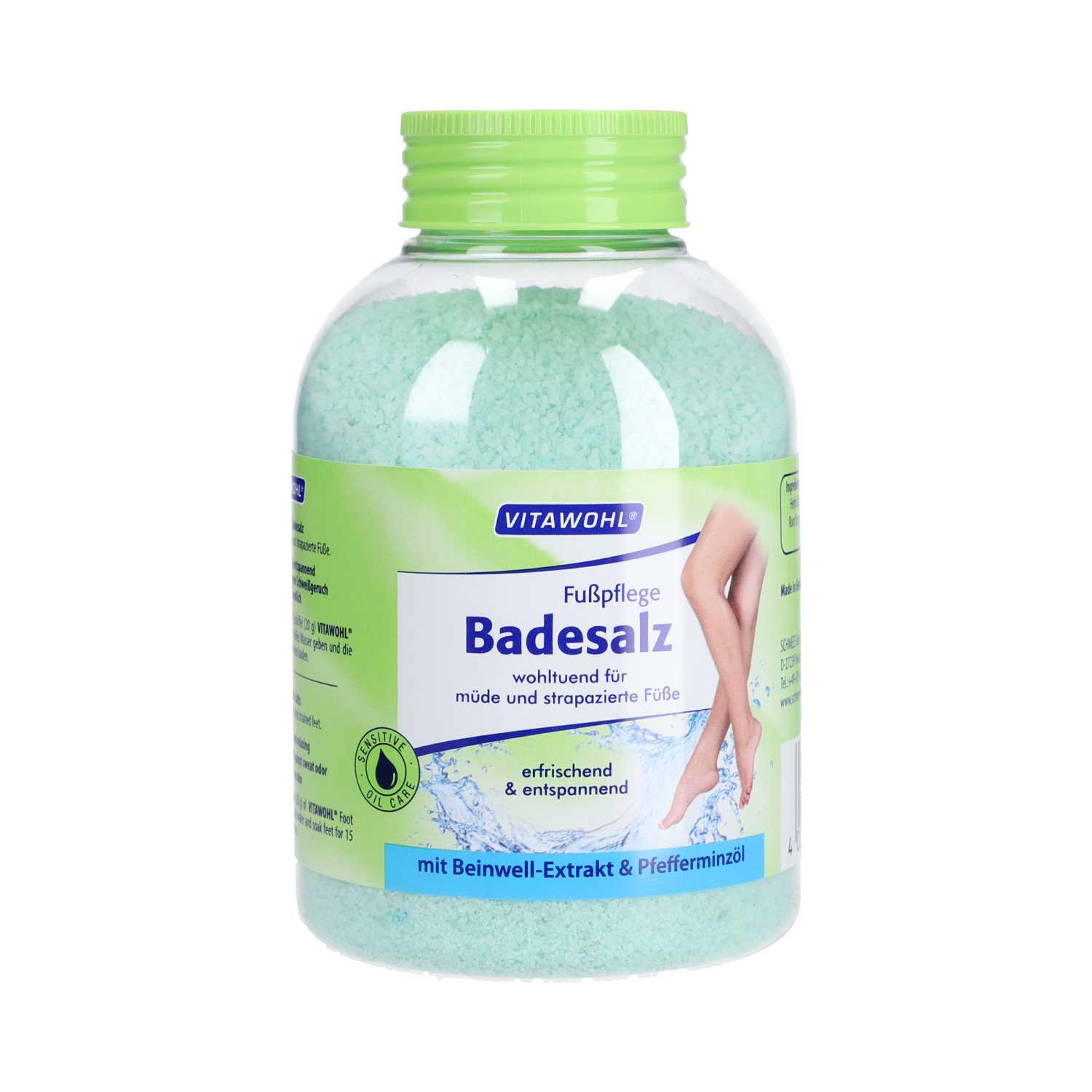 VITAWOHL Badesalz Fußpflege