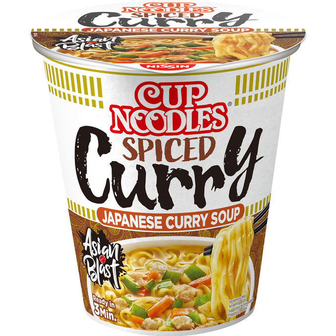 Instantnudeln Scharfes Curry, 67g von Cup Noodles