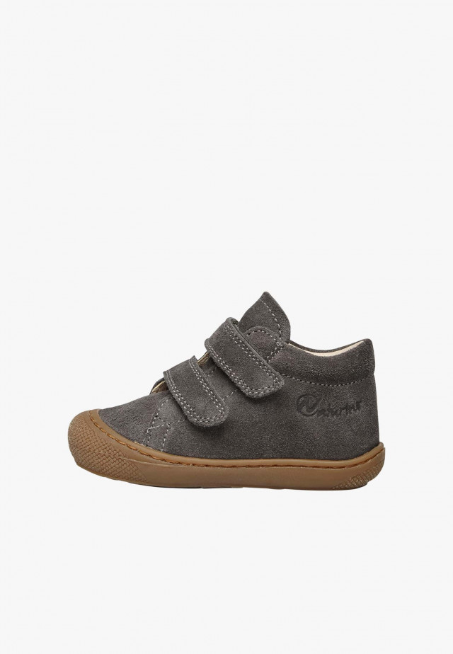 NATURINO COCOON VLLauflernschuhe aus Veloursleder, Anthrazit