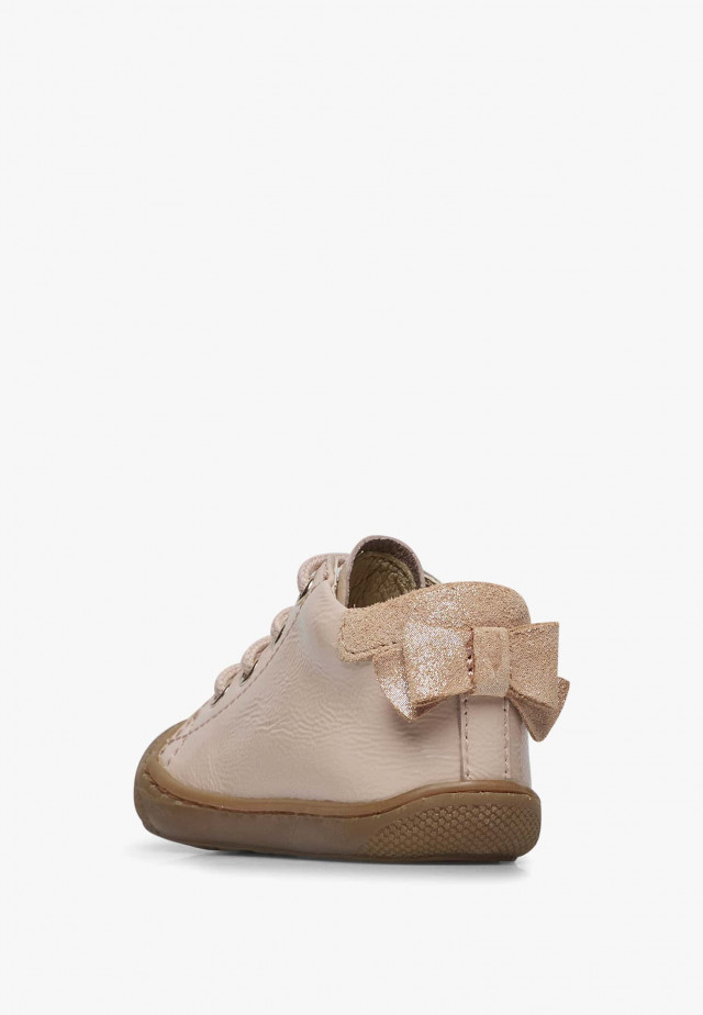 NATURINO CALLINOSLauflernschuhe aus Lackleder, Rosa