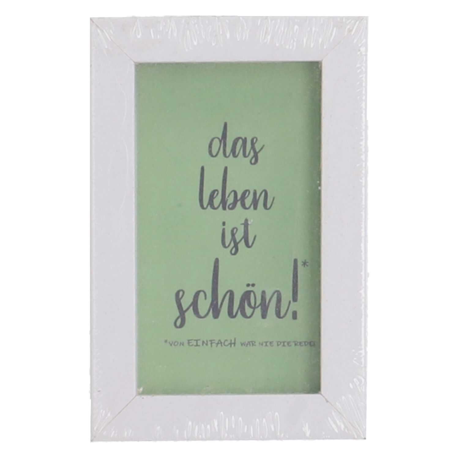 Bilderrahmen Spruch 8,5x5,5cm, 8-fach sortiert