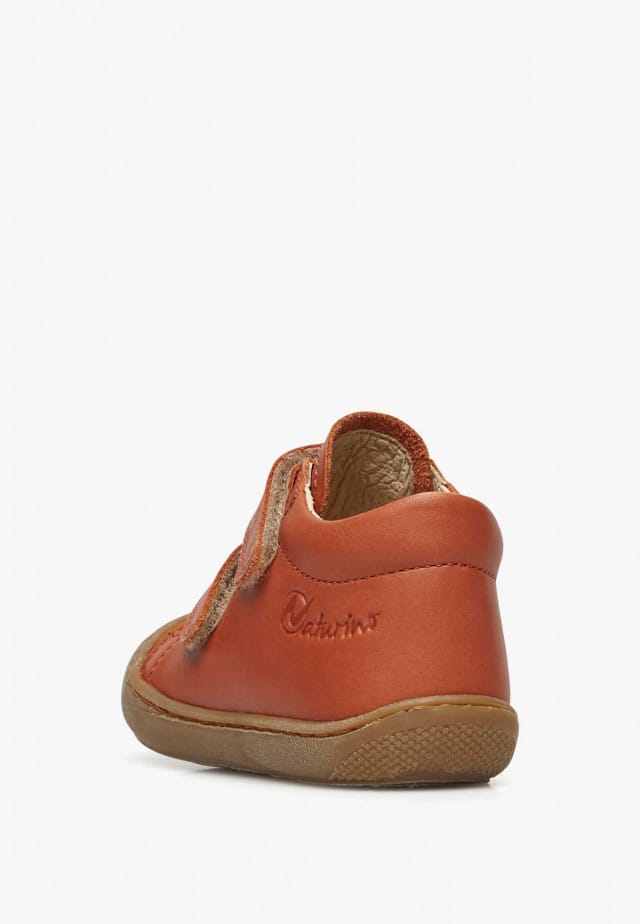 NATURINO COCOON VLLauflernschuhe aus Nappaleder, Ziegelrot