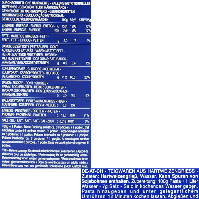 Barilla Tortiglioni , 500g von Barilla