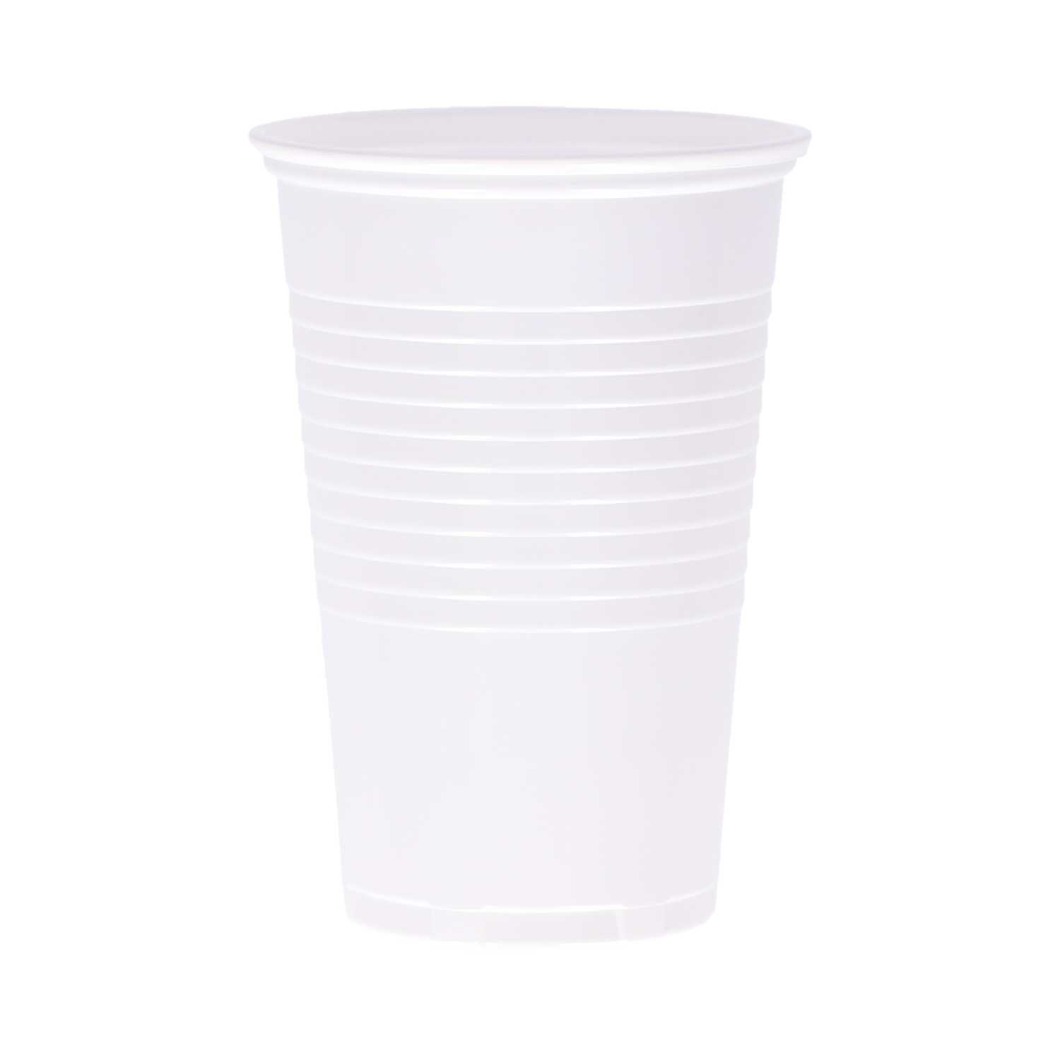 Heku Trinkbecher Kunststoff weiß 0,2 Liter 25er