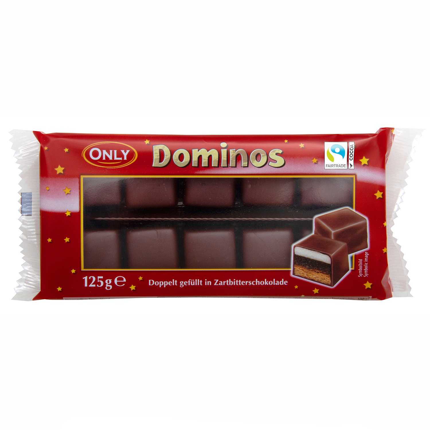 Dominosteine 125g Zartbitter