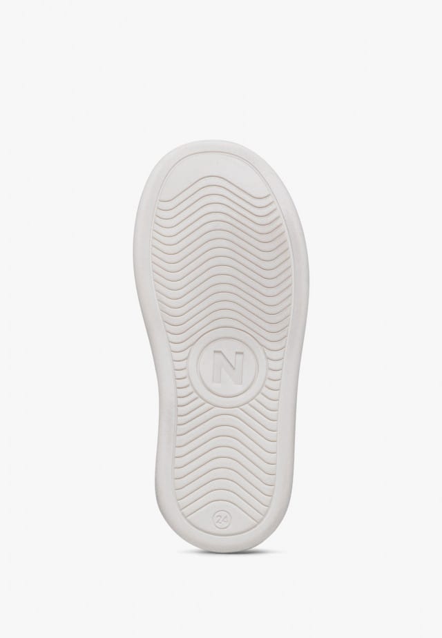 NATURINO PINN VL.Sneakers aus Leder und Veloursleder, Weiß