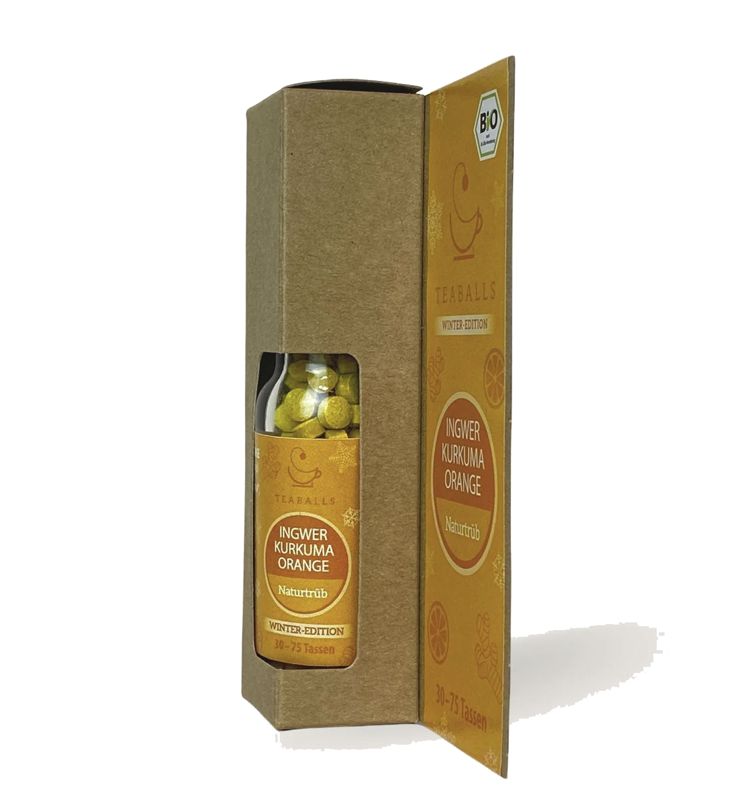 Teaballs - Bio-Ingwer Kurkuma Orangetee