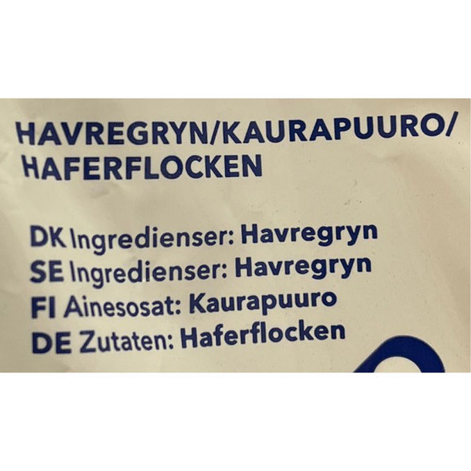 Haferflocken, zart, 750 g von By Motatos