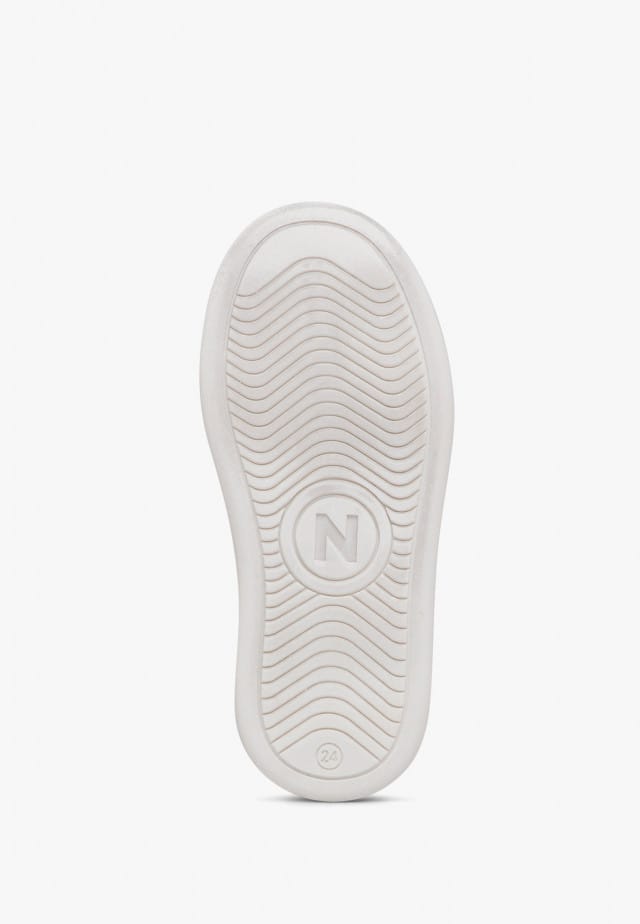 NATURINO PINN HIGH ZIP.Knöchelschuhe aus Leder und Veloursleder, Rosa