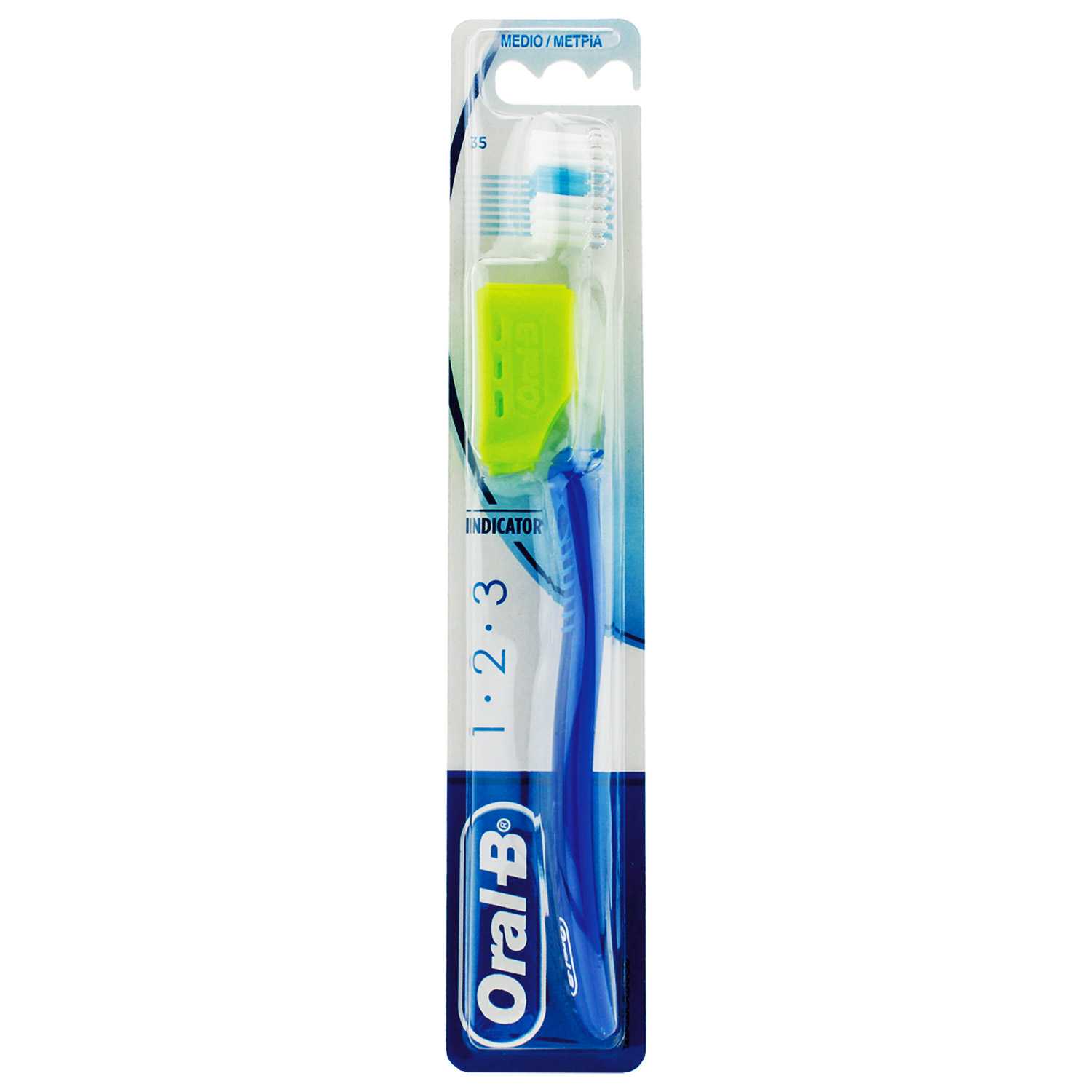 Oral-B 1-2-3 Indikator Zahnbürste medium