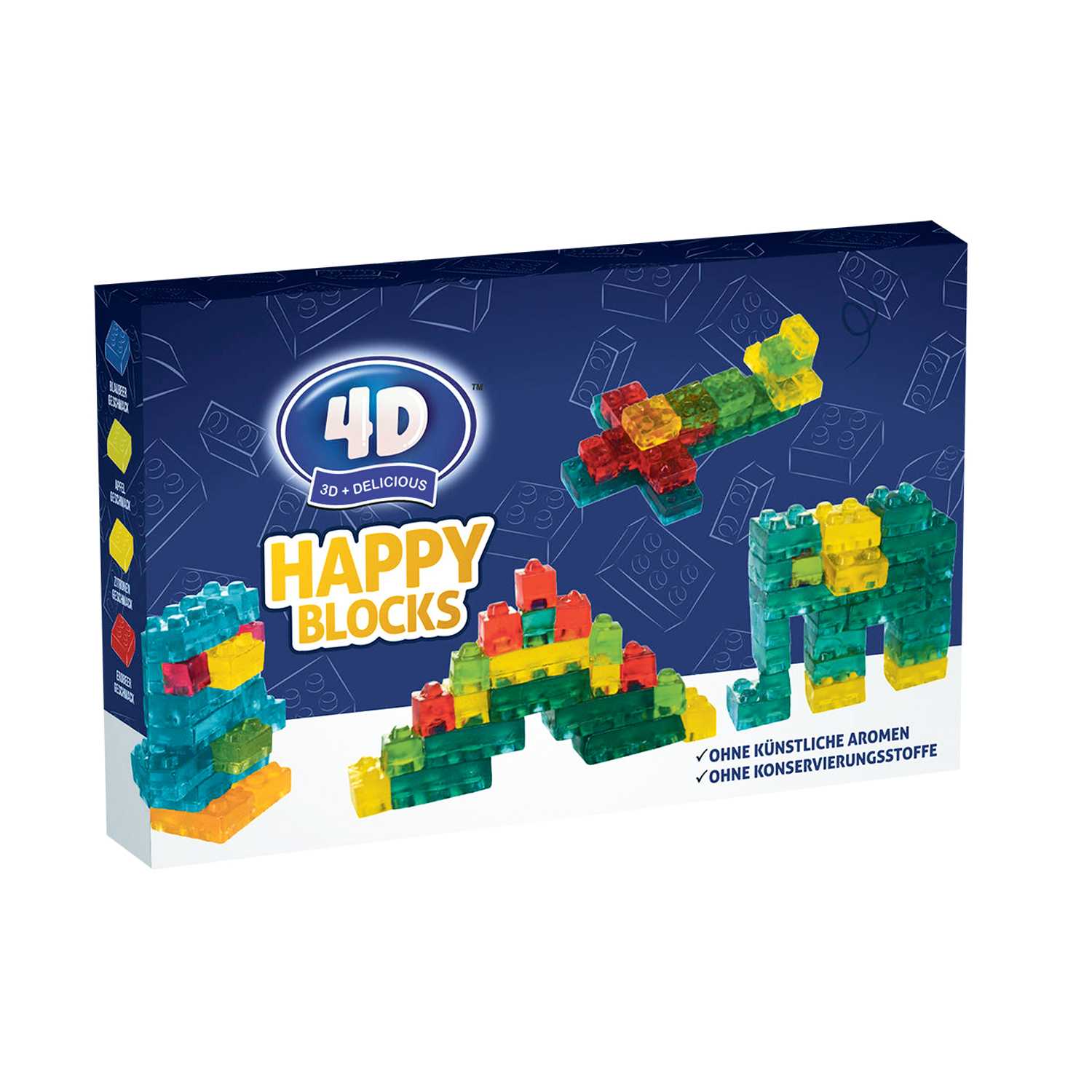 Happy Blocks 4D Fruchtgummi 100g