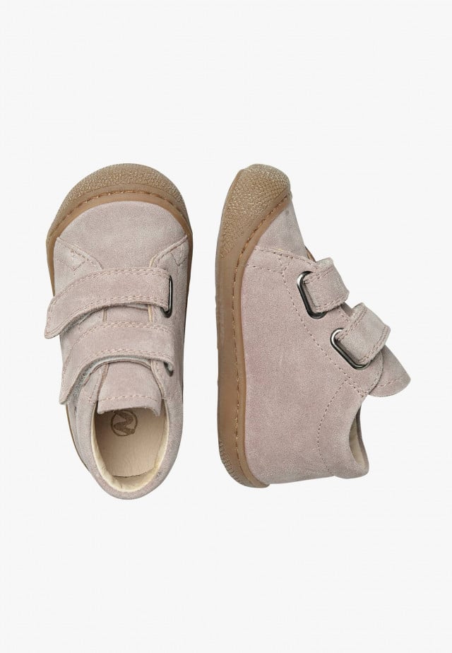 NATURINO COCOON VLLauflernschuhe aus Veloursleder, Rosa