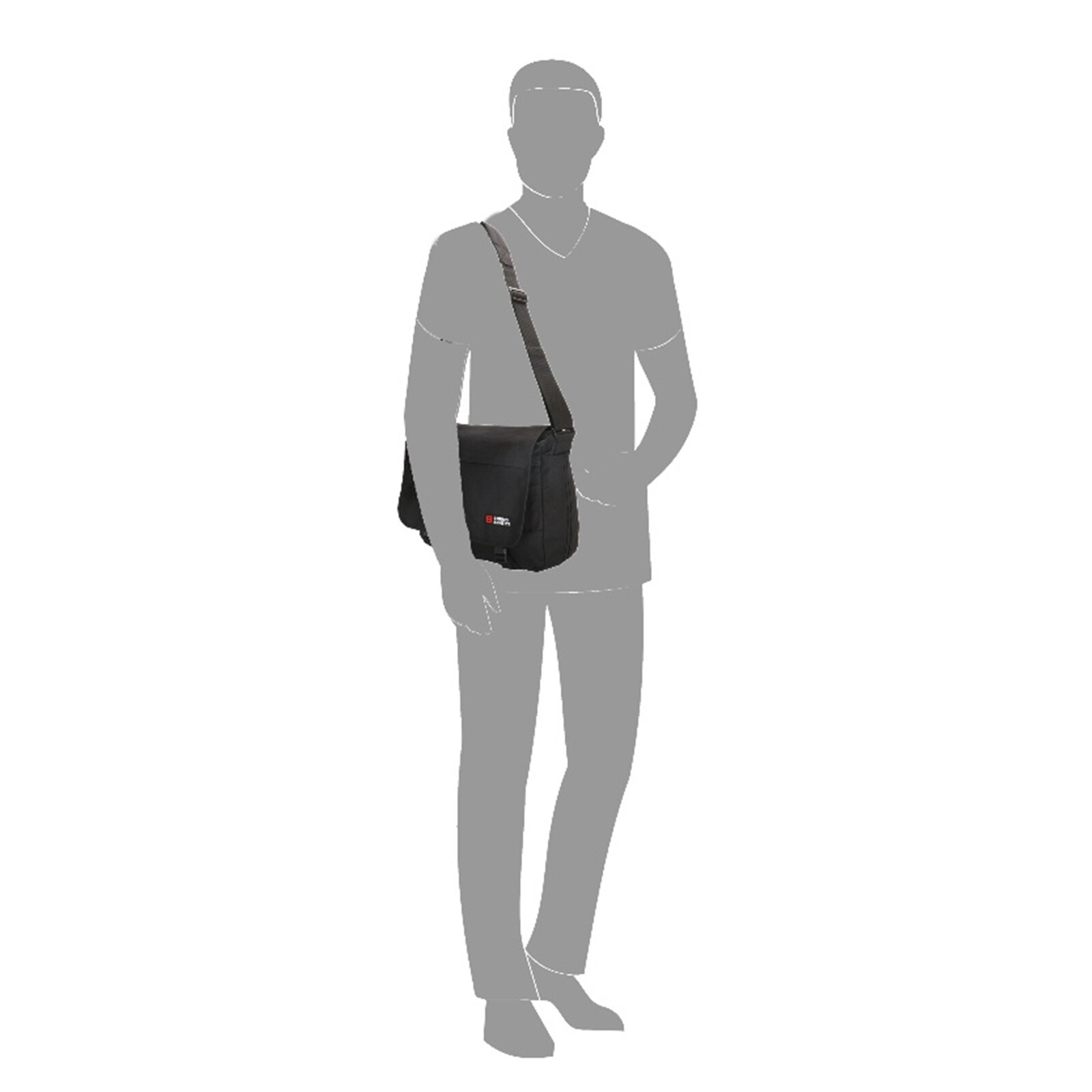HTI-Living Schultertasche Polyester