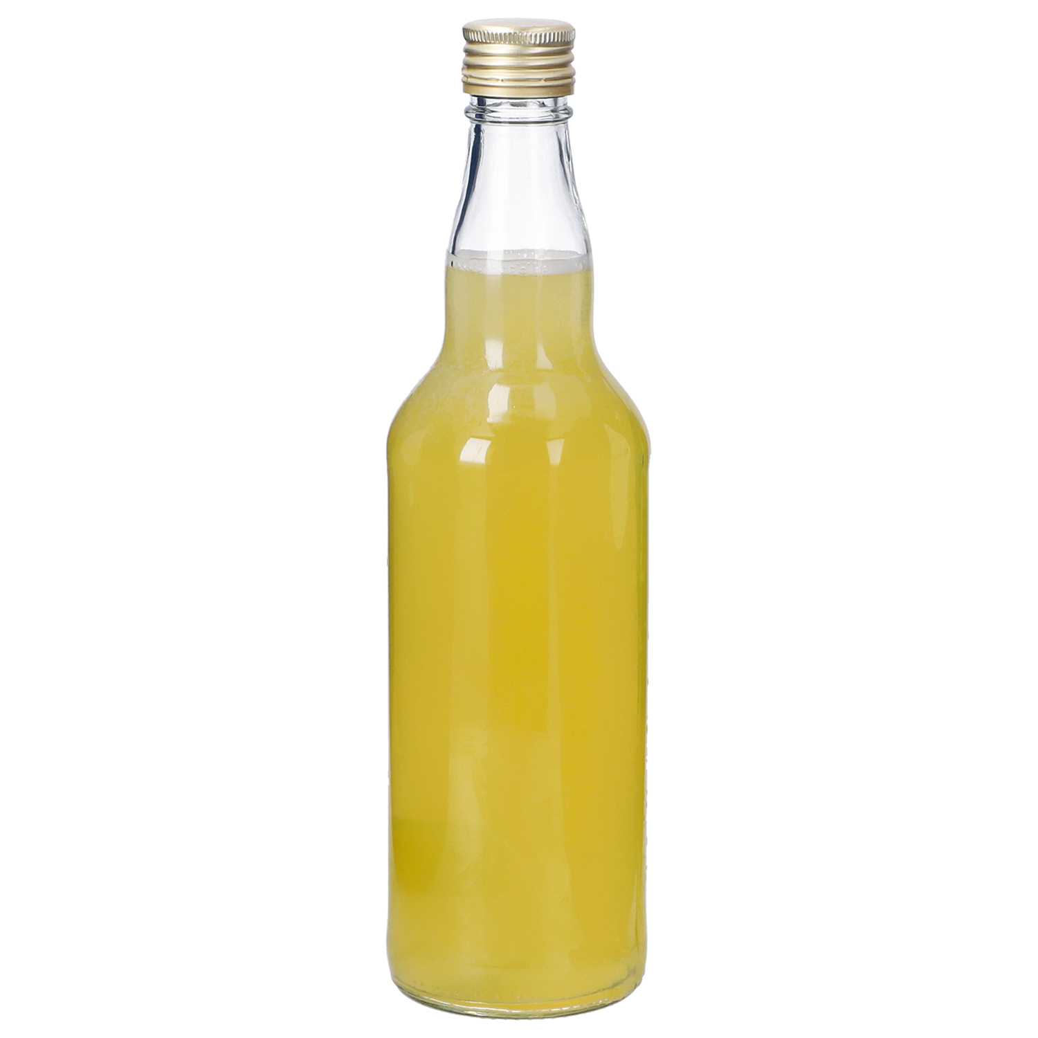 Glasflasche 500ml m. Schraubvers. klar