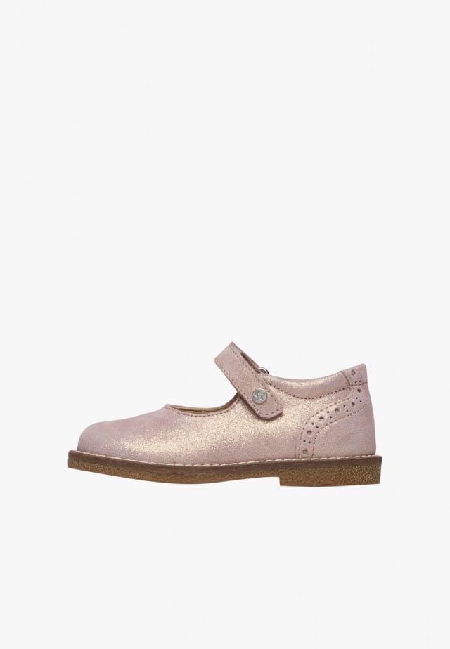 NATURINO FROCCBallerinas aus glitzerndem Veloursleder, Rosa