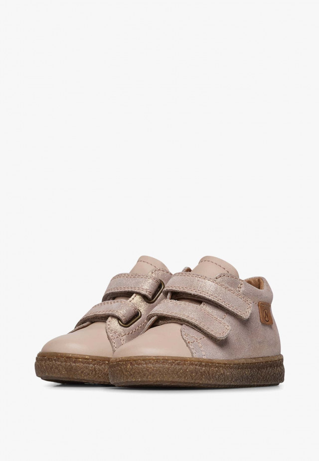 NATURINO ALBUS VLSneakers aus Nappa- und Veloursleder, Puderrosa