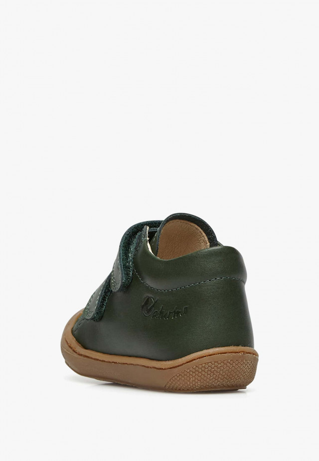 NATURINO COCOON VLLauflernschuhe aus Nappaleder, Dunkelgrün