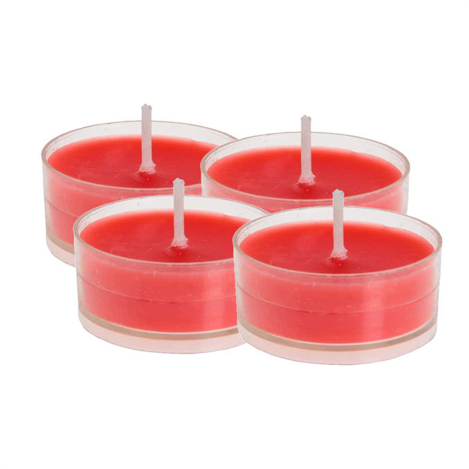 Rote Teelichter, 4er Pack, 1 Stk. von CMH