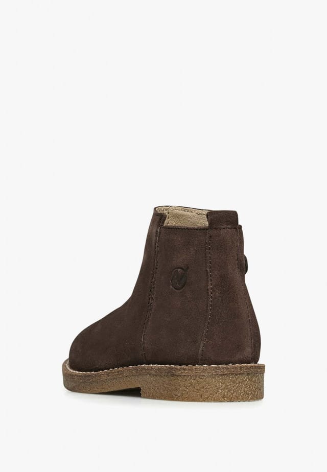 NATURINO DASIEStiefeletten aus Veloursleder, Braun