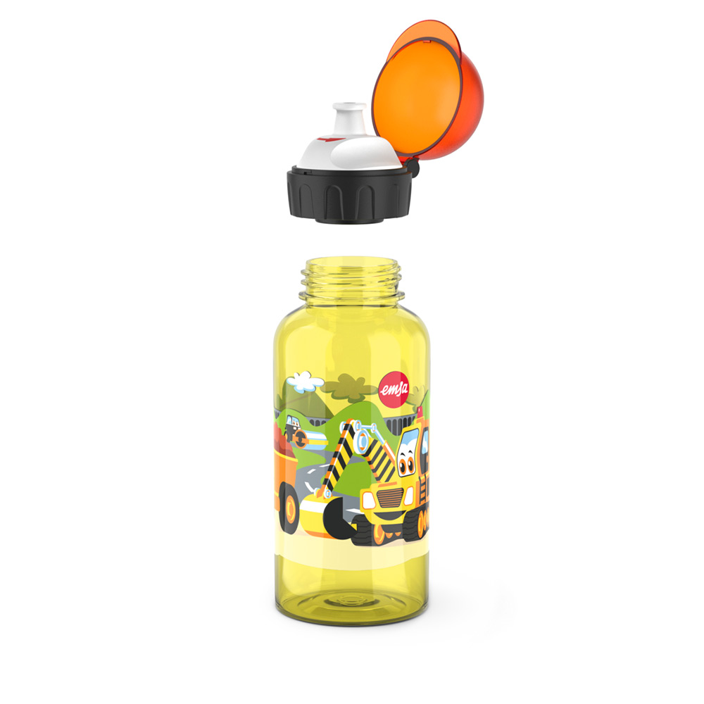 KIDS Kindertrinkflasche, Motiv: Bagger
