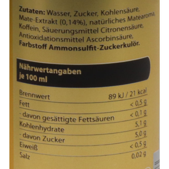 Mate Erfrischungsgetränk Robin Schulz, 12er Pack (EINWEG) zzgl. Pfand, 12x 330ml von My Mate