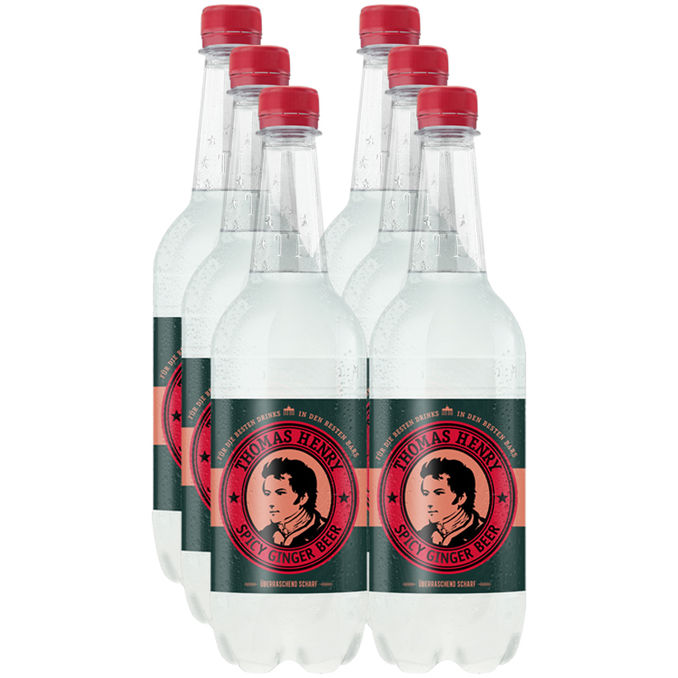 Spicy Ginger, 6er Pack (EINWEG) zzgl. Pfand, 6x 750ml von Thomas Henry