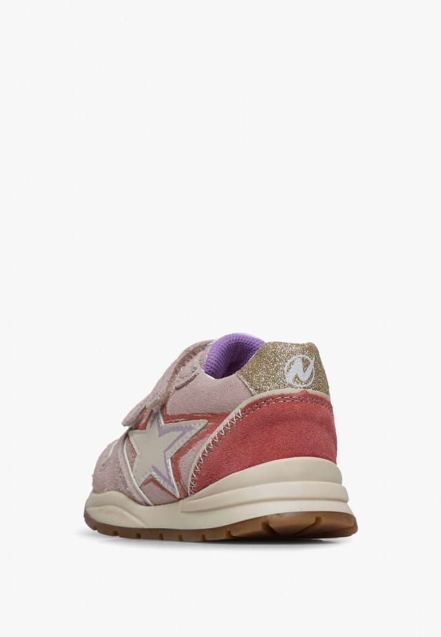 NATURINO ROY VL.Sneakers aus Veloursleder, Rosa