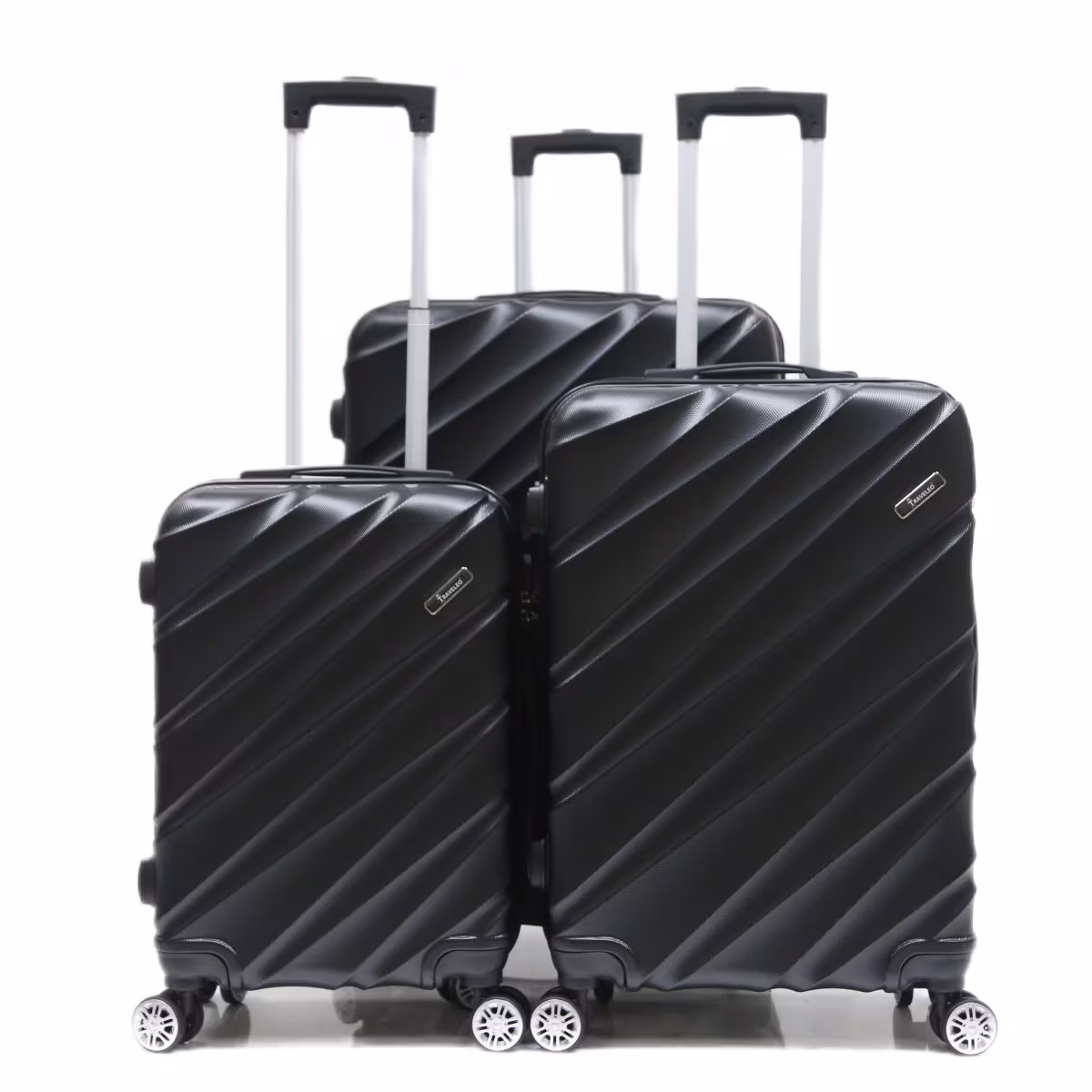 Reisekoffer Koffer 3 tlg Hartschale Trolley Set Kofferset Handgepäck