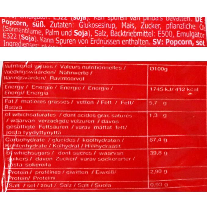 Süßes Popcorn, 200g von Popcorn Original