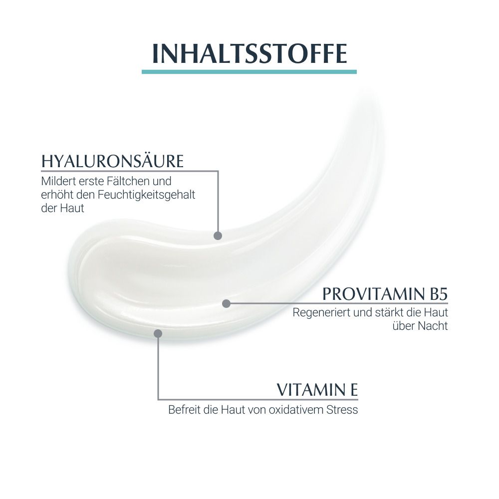 Eucerin® HYALURON-FILLER + 3x EFFECT Feuchtigkeits-Booster Nachtpflege – Gesichtspflege mit Hyaluronsäure gegen Falten