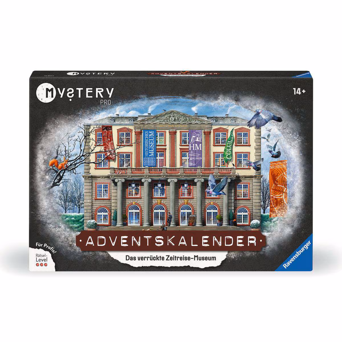 Ravensburger Spiel Mystery Adventskalender PRO - Das verrückte Zeitreisemuseum