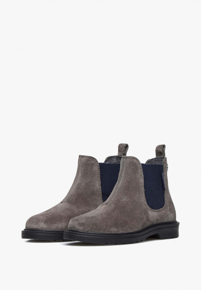 NATURINO PICCADILLYChelsea-Boots aus Veloursleder, Grau
