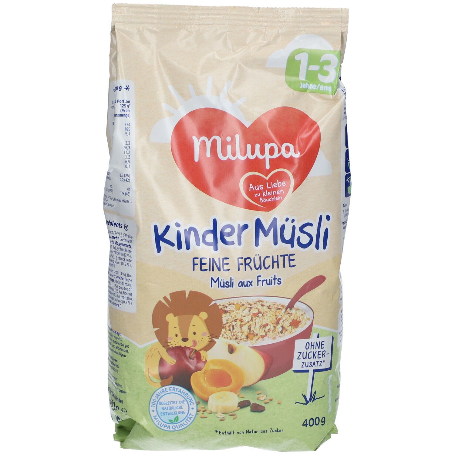 Milupa Kinder Müsli Feine Früchte
