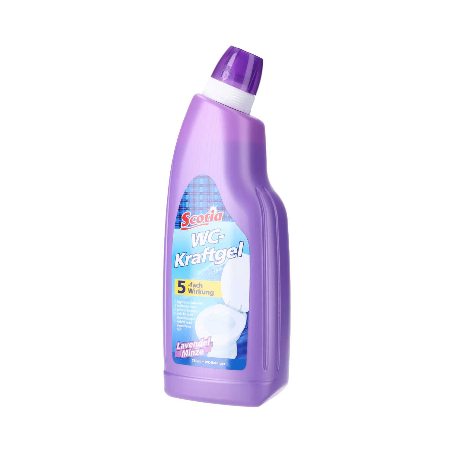 Scotia WC-Kraftgel 750 ml Lavendel & Minze 5fach Wirkung