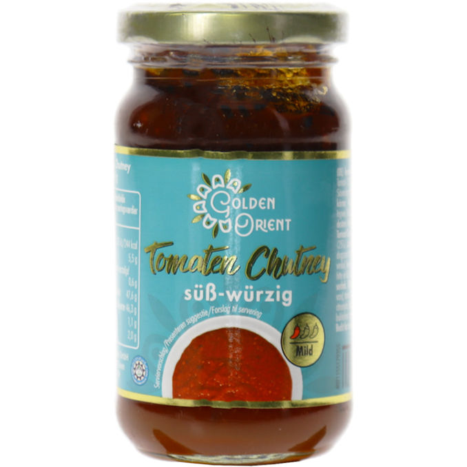Tomaten Chutney süß-würzig, 240g von Golden Orient