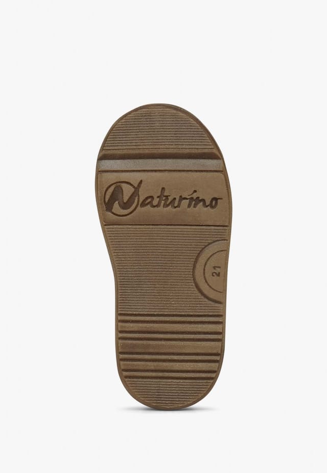 NATURINO DORD VLSneakers mit doppeltem Klettverschluss, Cognac