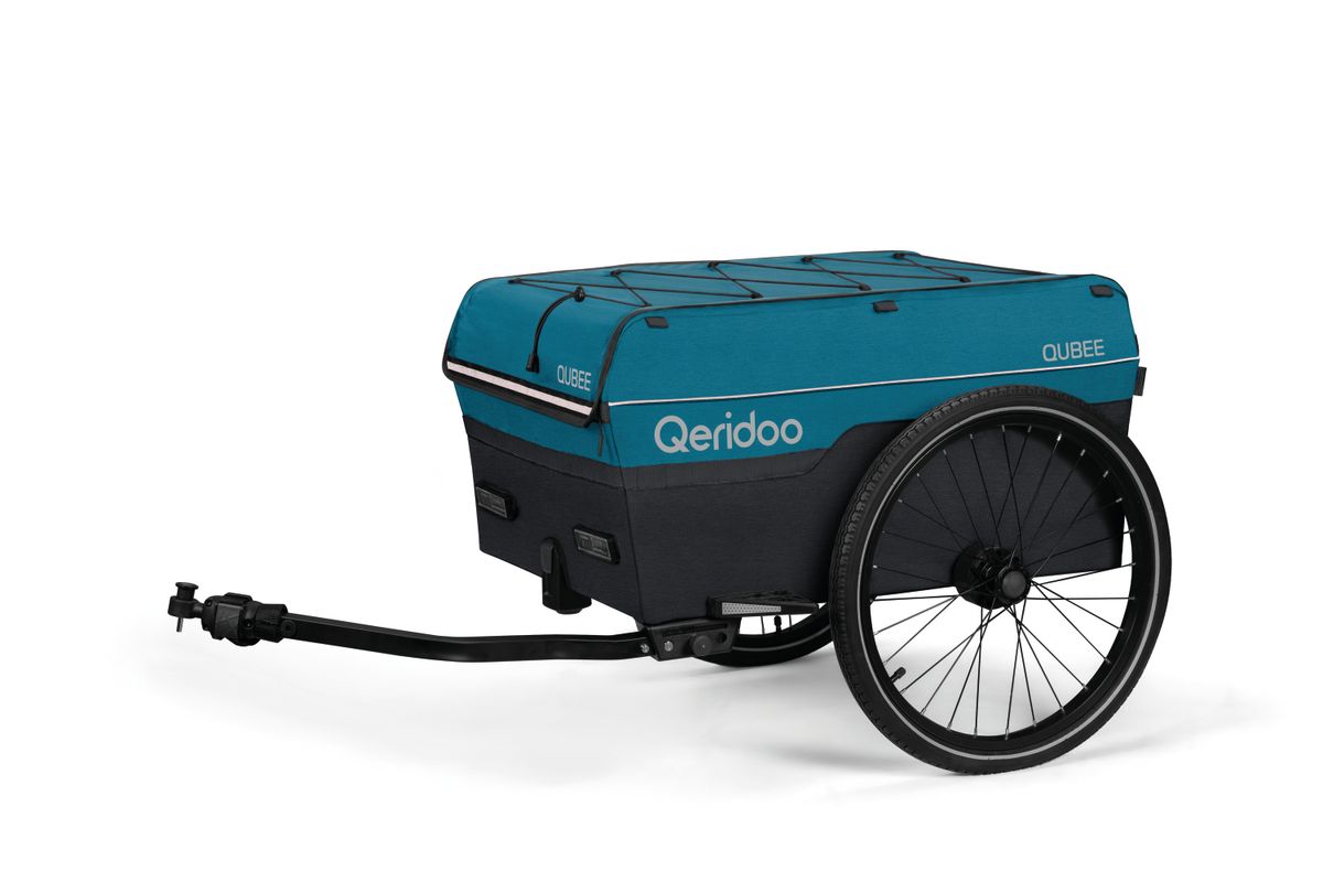 Qeridoo Fahrradanhänger Qubee Limited Edition Petrol