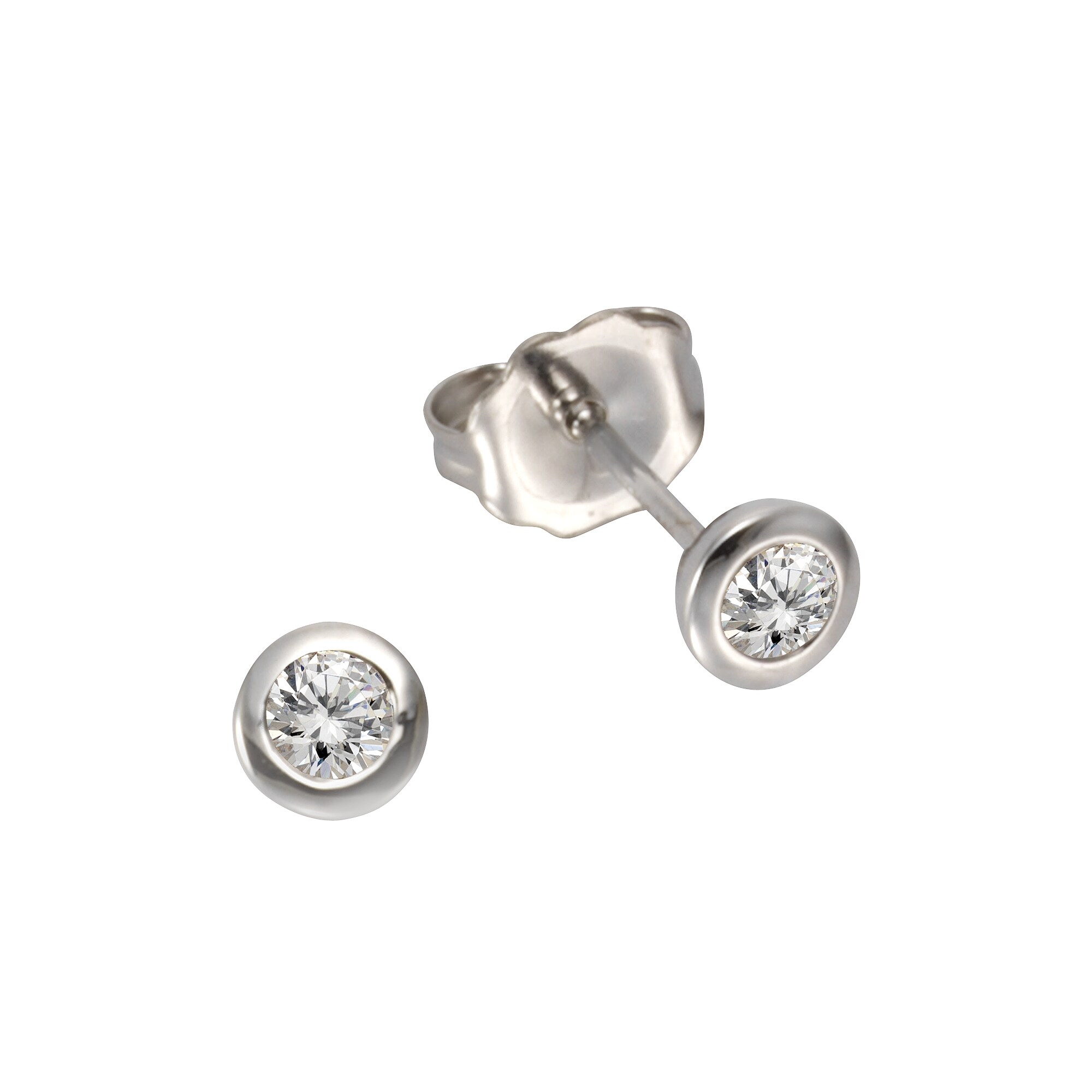 Diamonds by Ellen K. Ohrstecker 585 Gold Brillant 0,20ct.