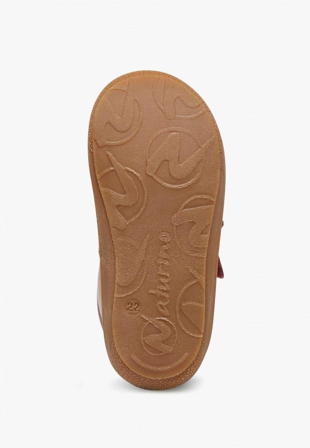 NATURINO COCOON VLLauflernschuhe aus Nappaleder, Altrosa