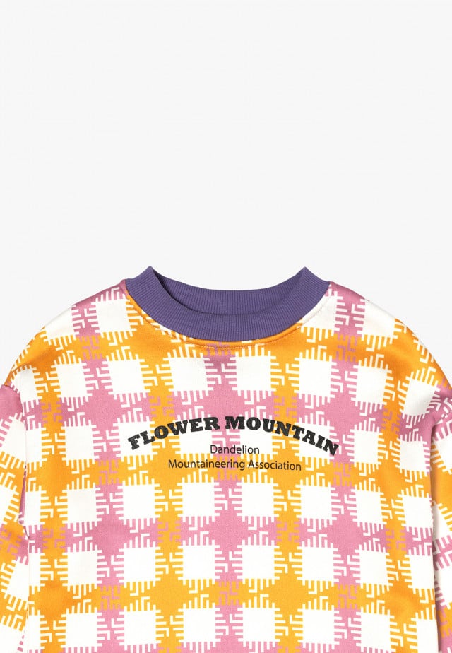 YORISweatshirt, Rosa-Weiß