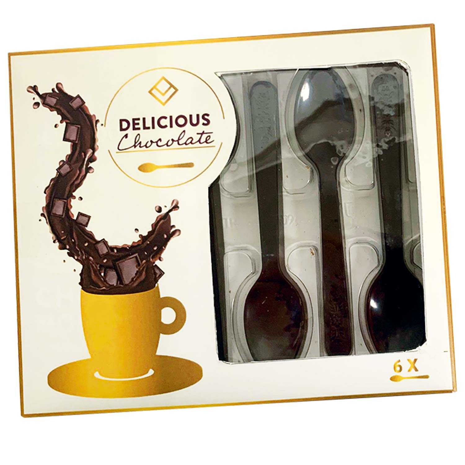 Delicious Chocolate Schokoladen-Löffel 6er