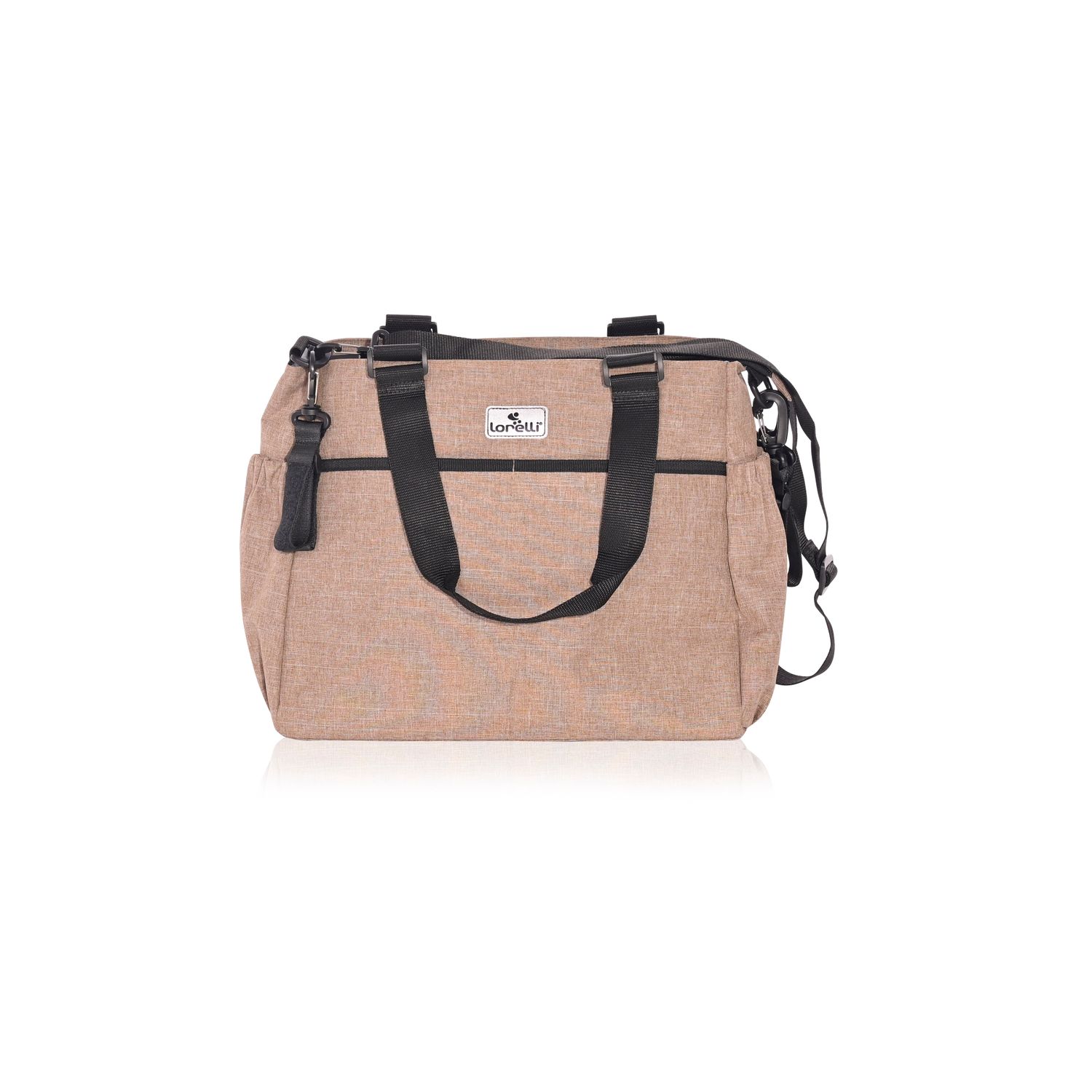 Lorelli Wickeltasche Maya Reißverschluss Wickelunterlage isolierte Seitentasche beige