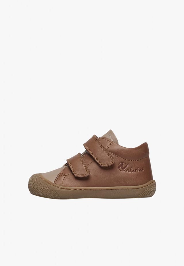 NATURINO COCOON VLLauflernschuhe aus Leder, Braun-Beige