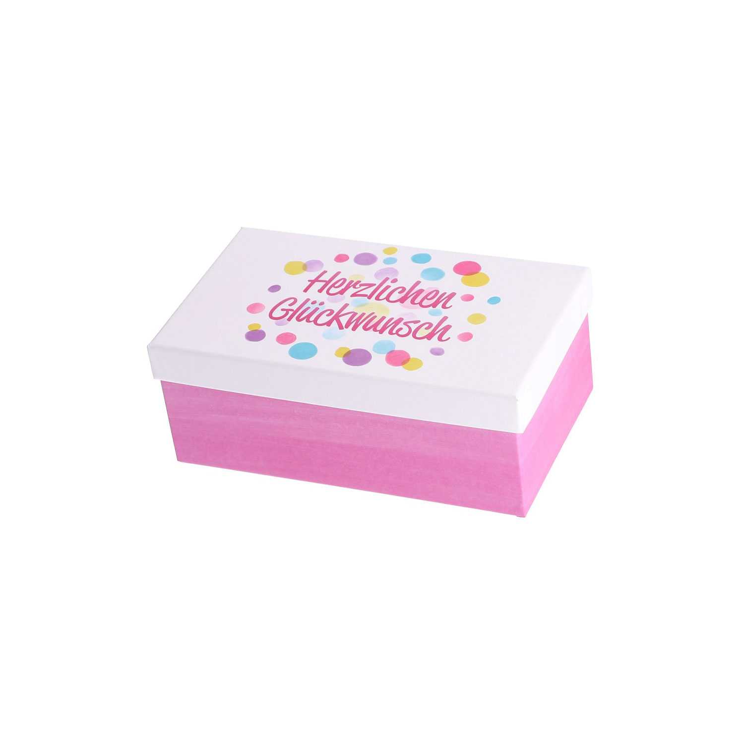 Geschenkbox Greetings, Größe 1, sortiert