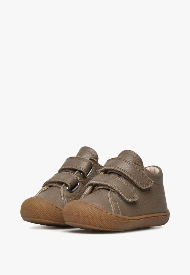 NATURINO COCOON VLLauflernschuhe aus Leder, Taupe