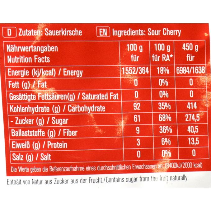 Sauerkirsche Fruchtchips Big Pack, 450g von Pol's Freeze Fresh
