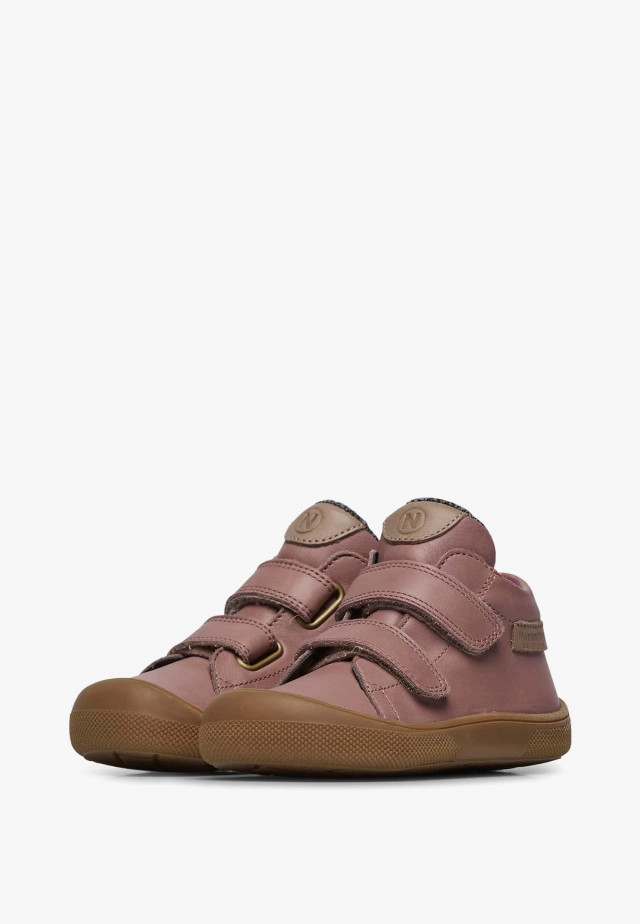 NATURINO GIMBA VL WPBarfuß hohe Sneakers aus Leder, Rosa