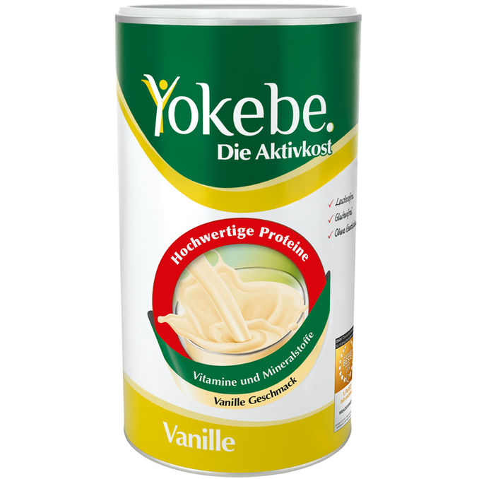 Yokebe Proteinshake Vanille laktosefrei, 500g von Yokebe