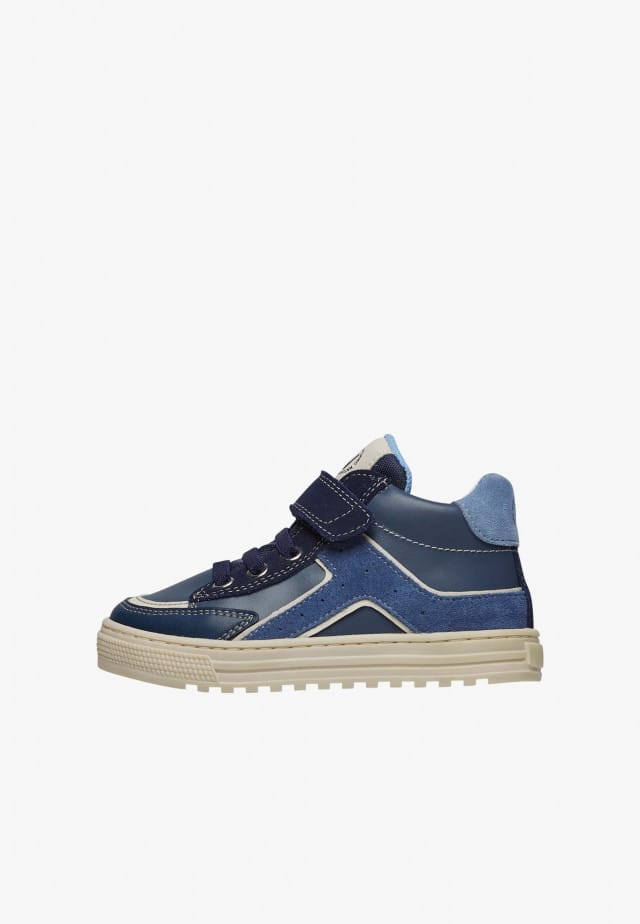 NATURINO BAOB VL.Sneakers aus Leder und Veloursleder, Marineblau