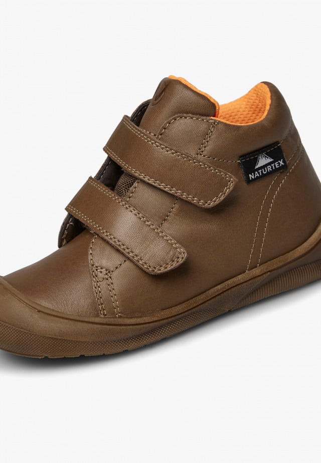 NATURINO TEKE 2 WPWasserdichte Lauflernschuhe aus Leder, Braun